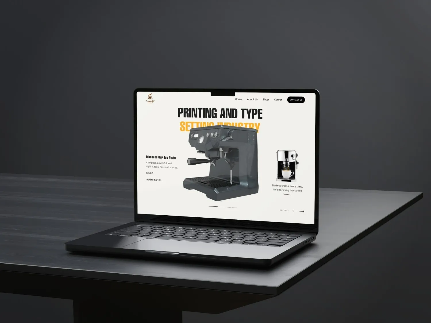 Coffee-Machine-Website